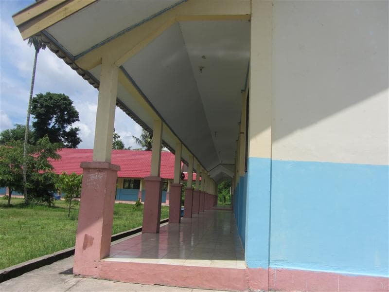 Selasar depan ruang kelas